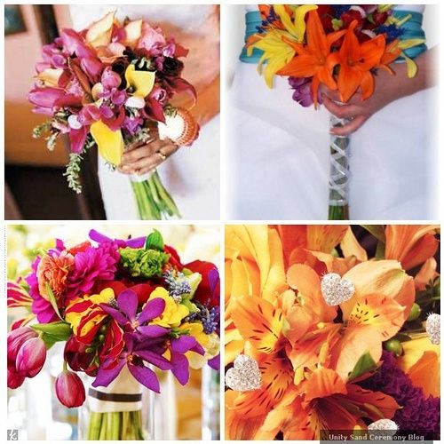 Bouquet matrimonio hippy