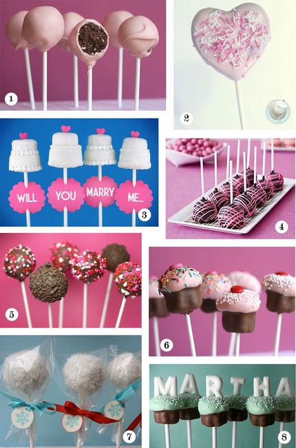 Cake pops matrimonio 2012