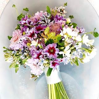 Bouquet matrimonio lilla