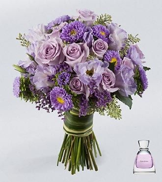 Bouquet sposa lilla