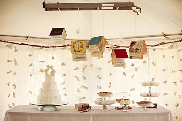 Idee matrimonio tema libri