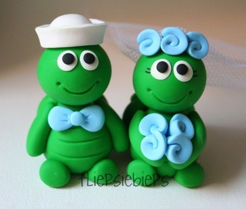 Pupazzetti come cake topper per matrimonio