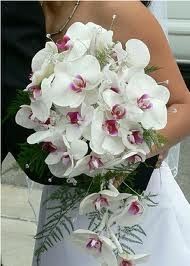 Bouquet da sposa bianco e rosa