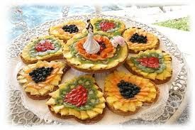 Torta nuziale di frutta