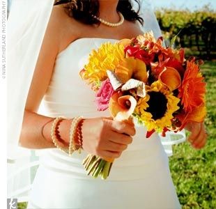 Fiori per il bouquet: i girasoli