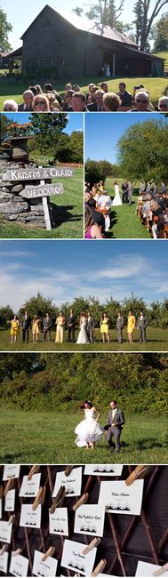 Matrimonio rustico vintage