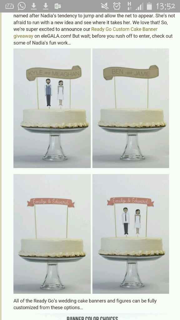 Scelto il vostro cake topper?! - 1