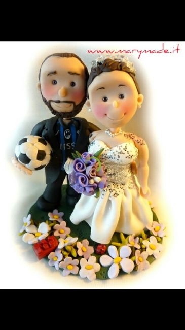 Cake topper caricatura - 1