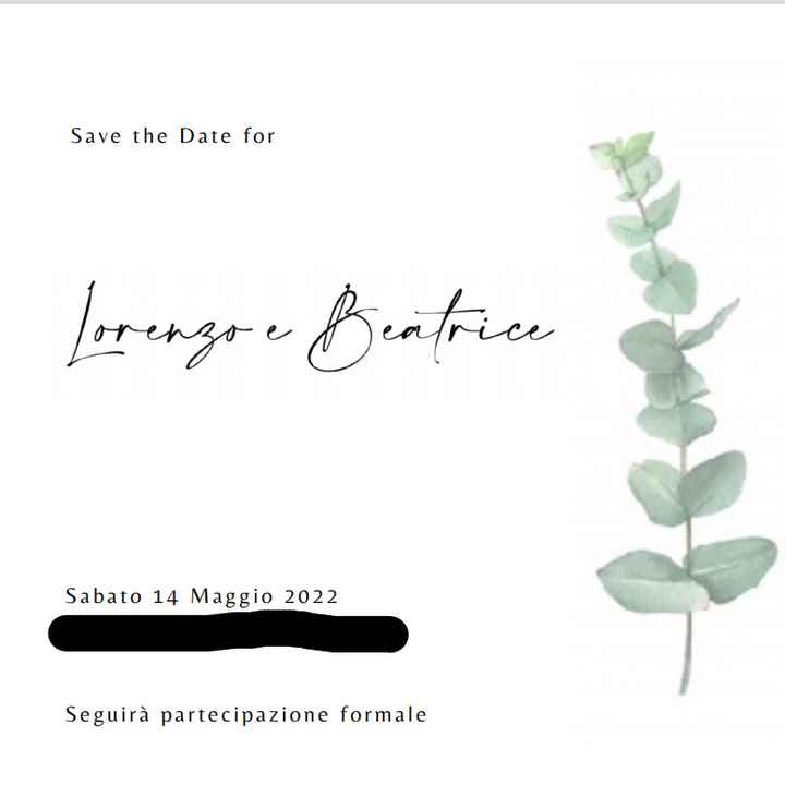 Save the date - quando mandarli? - 1