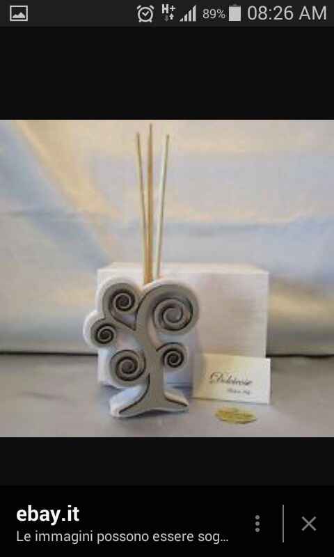 Partecipazione in regalo con bomboniere - 1