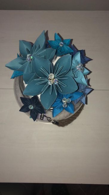 Bouquet sposa origami - 1