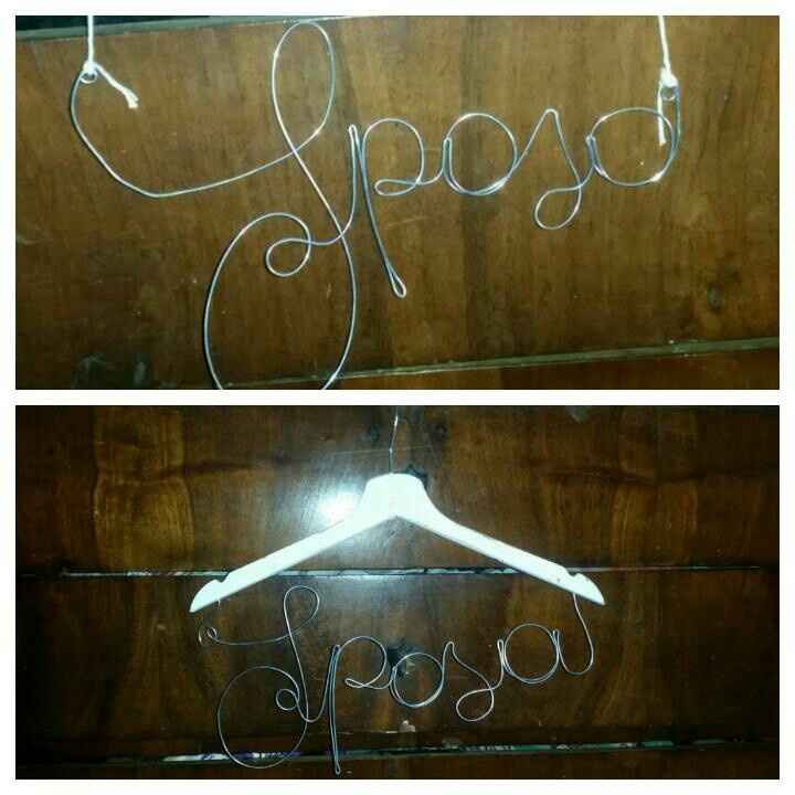 Gruccia personalizzata per l'abito da sposa - 1