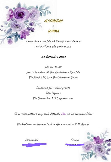 Partecipazioni fai da te - 1