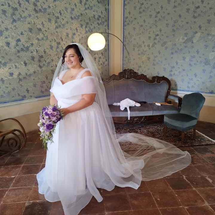 Acconciature con velo lungo - 3