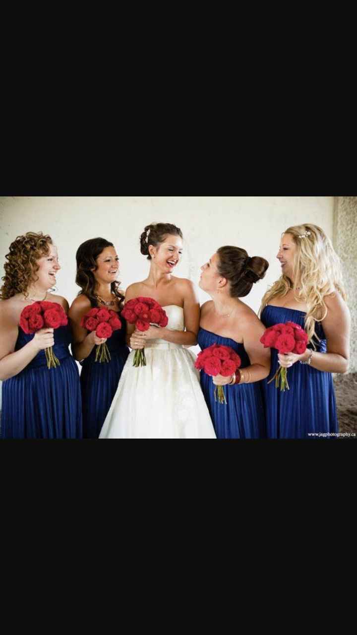 Chi ha scelto blu e rosso come colori per il matrimonio? help - 2