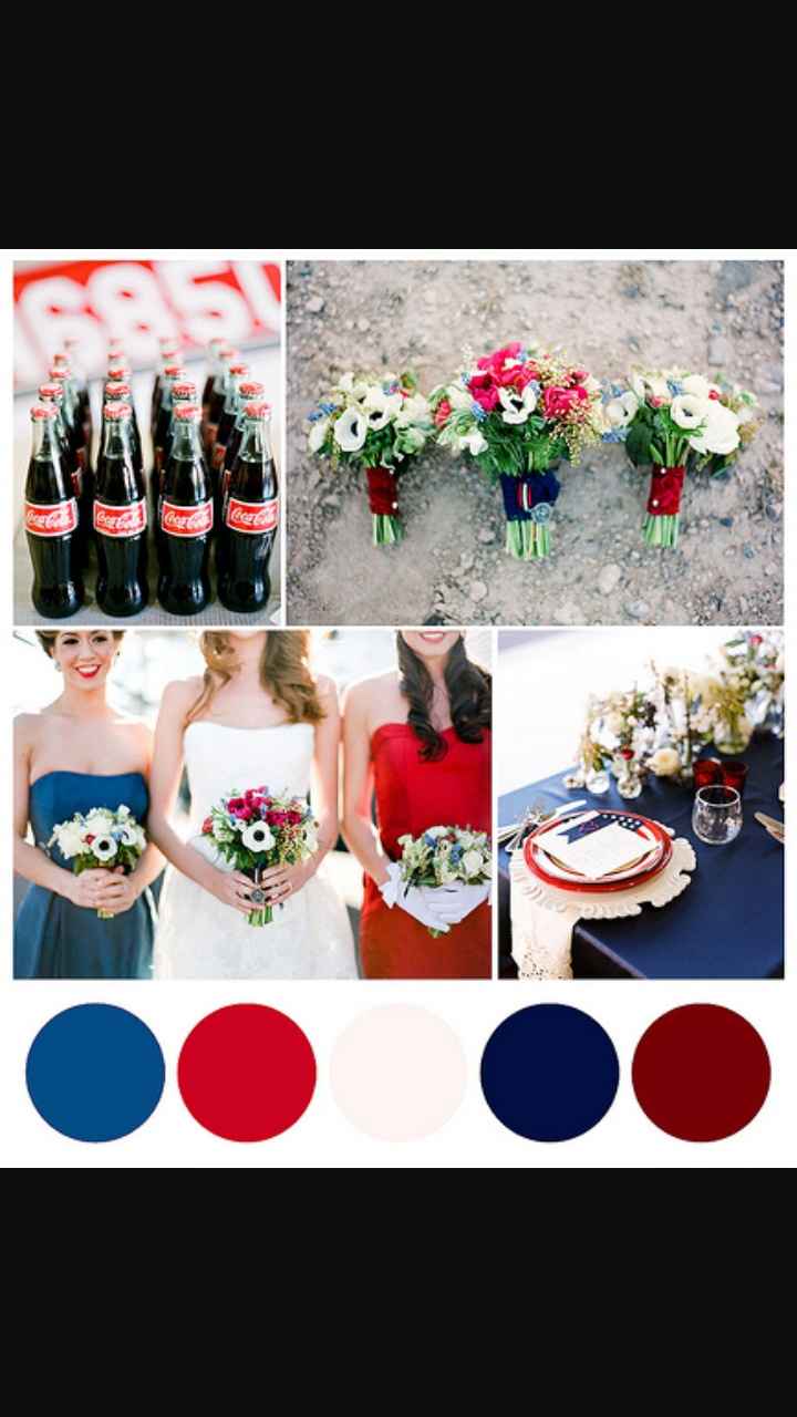 Chi ha scelto blu e rosso come colori per il matrimonio? help - 11