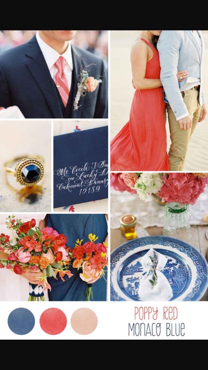 Chi ha scelto blu e rosso come colori per il matrimonio? help - 13