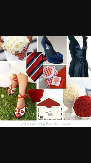 Chi ha scelto blu e rosso come colori per il matrimonio? help - 3