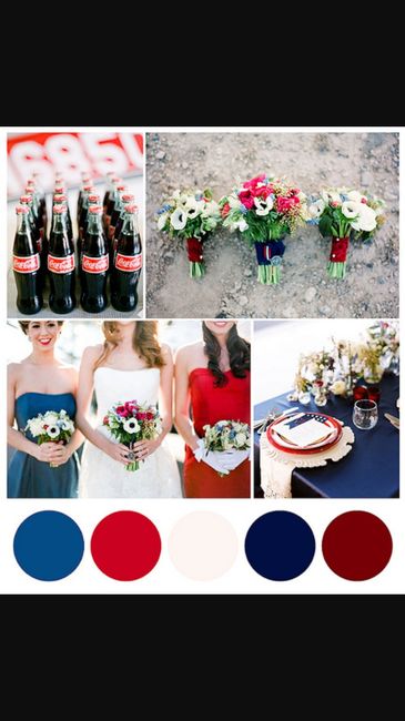 Chi ha scelto blu e rosso come colori per il matrimonio? help - 11