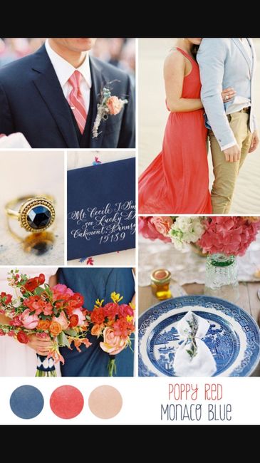 Chi ha scelto blu e rosso come colori per il matrimonio? help - 13