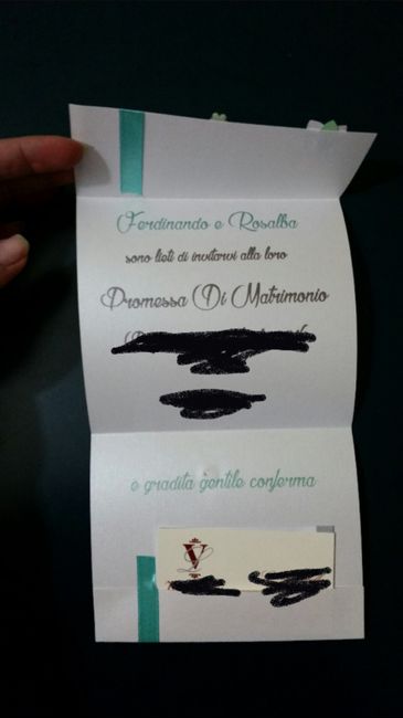 Partecipazioni fai da te "promessa di matrimonio" - 1