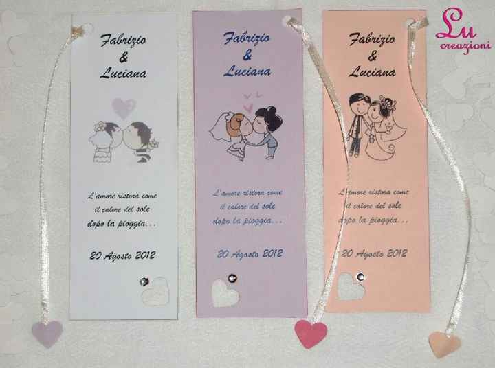 Segnalibri come segnaposti - 2