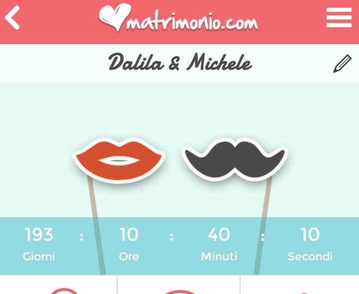 Quanto manca alle vostre nozze? - 1