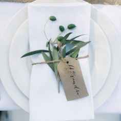 la mia idea di segnaposto