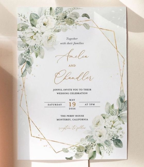 Idee partecipazioni nozze🌟 6