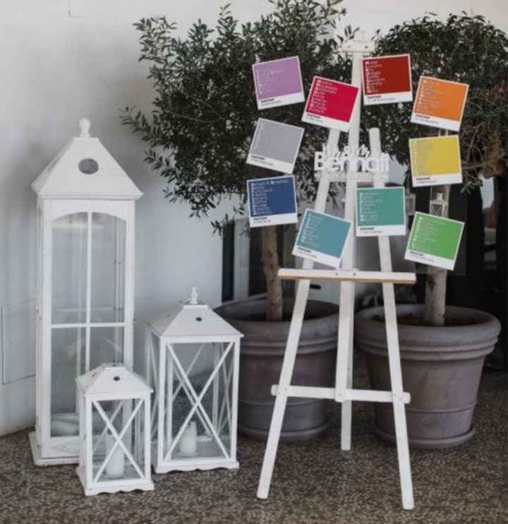 Partecipazioni tema matrimonio: colori - 3