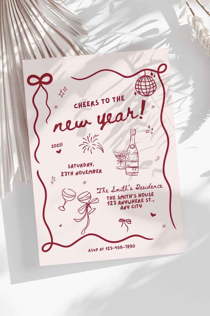 Idee partecipazione matrimonio capodanno - 3