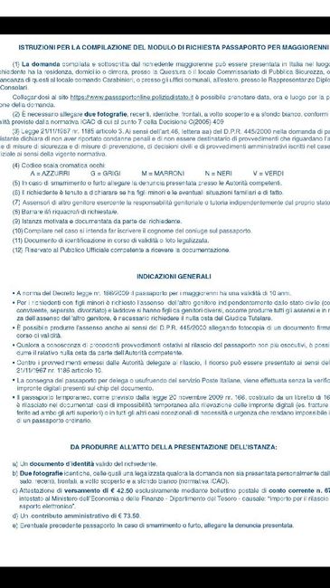 Passaporto - 1