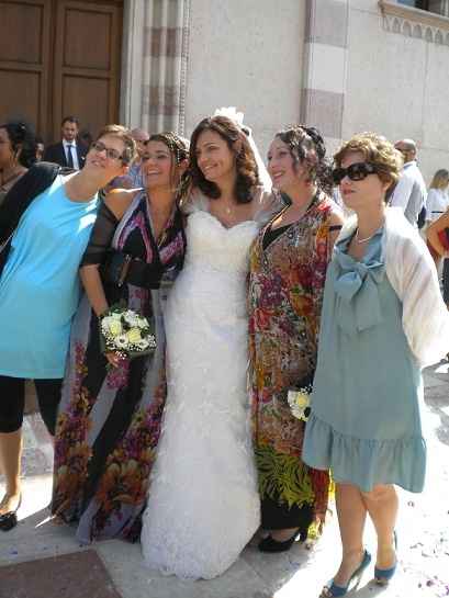 Le amiche e testimoni della sposa