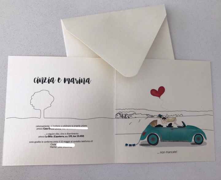 Partecipazioni originali...  👩‍❤️‍👩 - 2