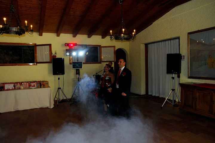 arrivo degli sposi in sala