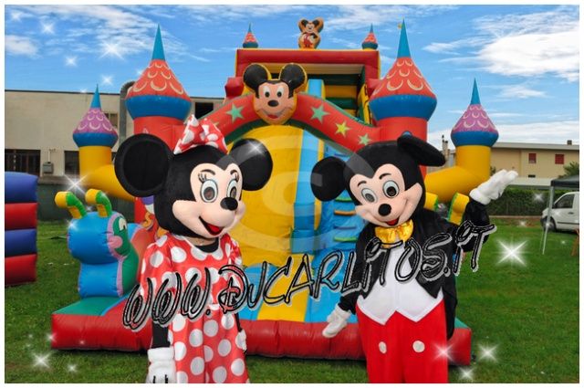 MASCOTTE MINNIE E TOPOLINO