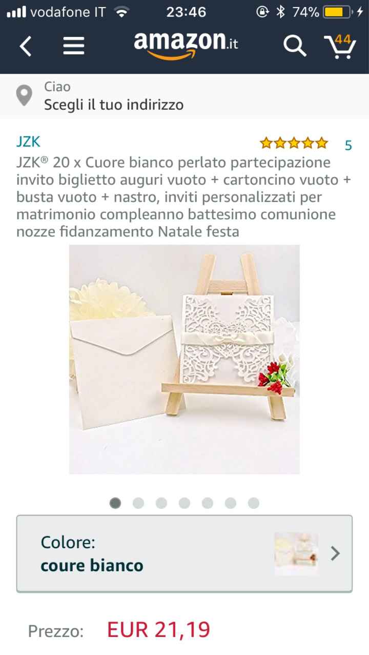  Buste partecipazioni fantasiose - 1