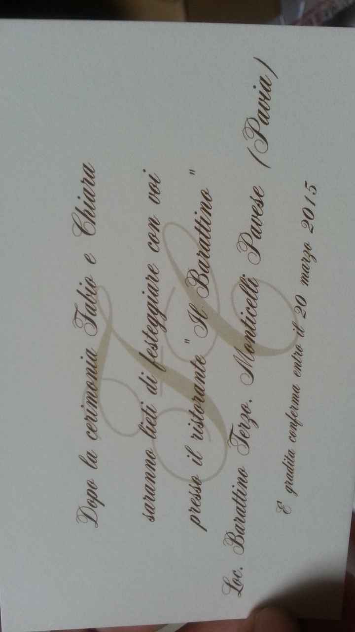 Le vostre partecipazioni di nozze - 1