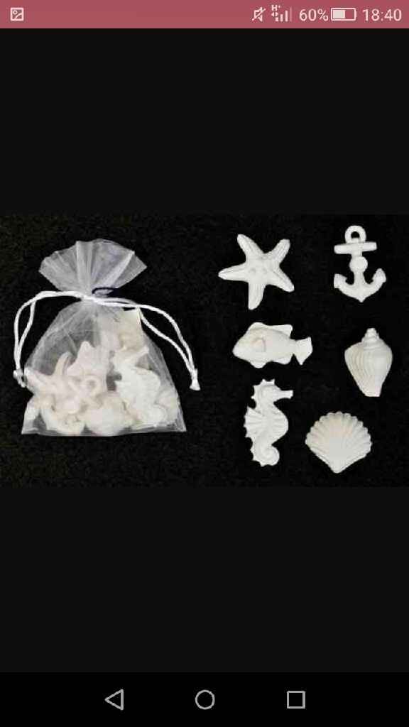 Segnaposto gessetto stella marina - 2