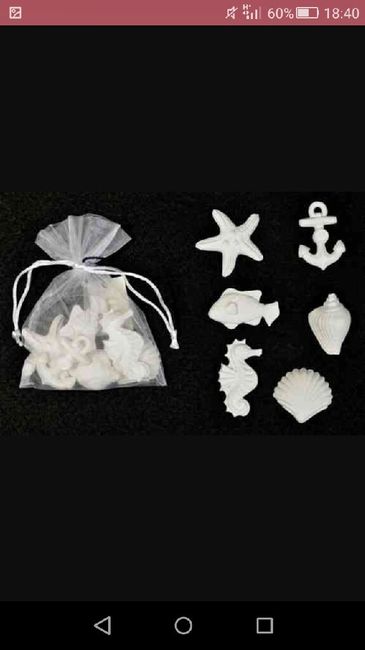 Segnaposto gessetto stella marina - 2