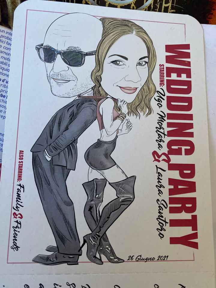 Inviti personalizzate con caricatura - 1