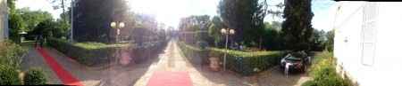 panoramica ingresso villa