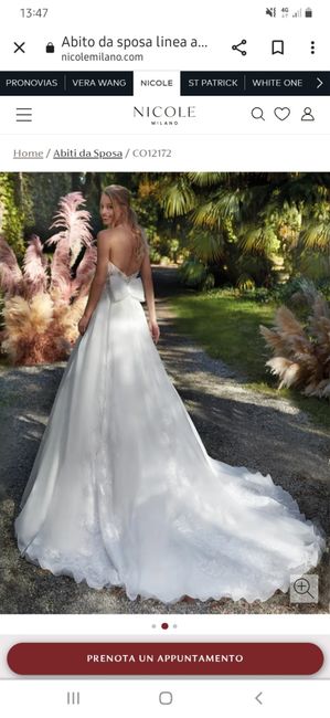 Abito principessa senza tessuto mikado 2