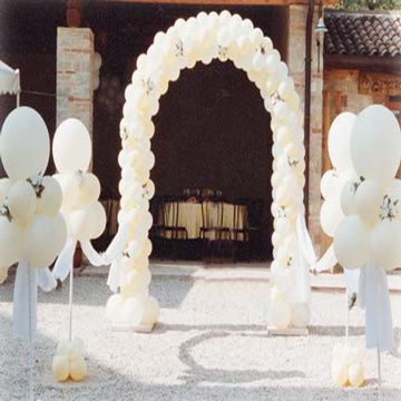 Arco palloncini o arco fiori,casa sposa 3