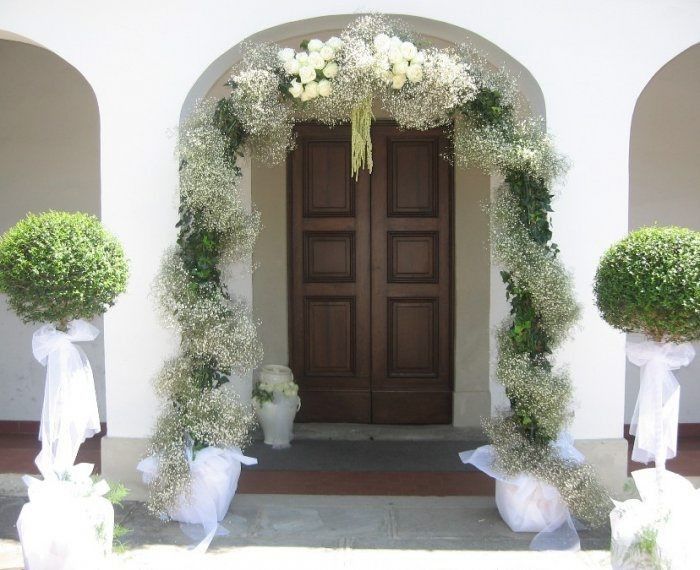 Arco palloncini o arco fiori,casa sposa 4