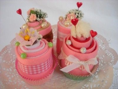 CupCakes in feltro per le bomboniere