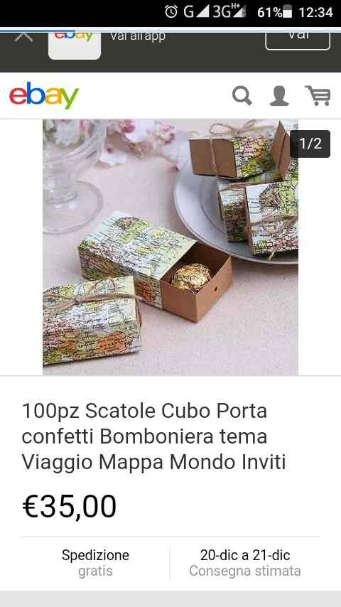 Bomboniere tema viaggio - 1