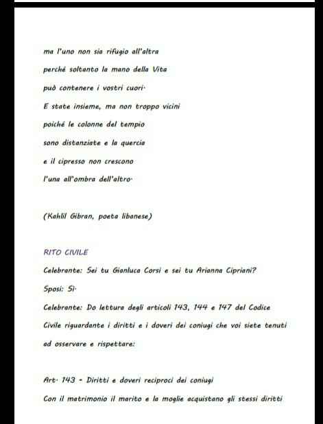 Libretto rito civile ennesimo dubbio - 1