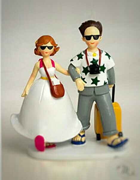Il nostro cake topper tema viaggio - 1