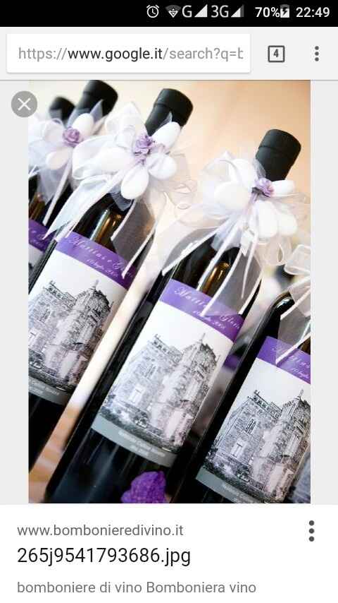 Bomboniere bottiglie di vino - 1